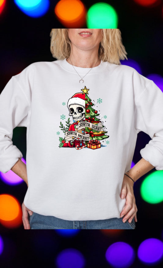 Sorta scary sorta merry crewneck