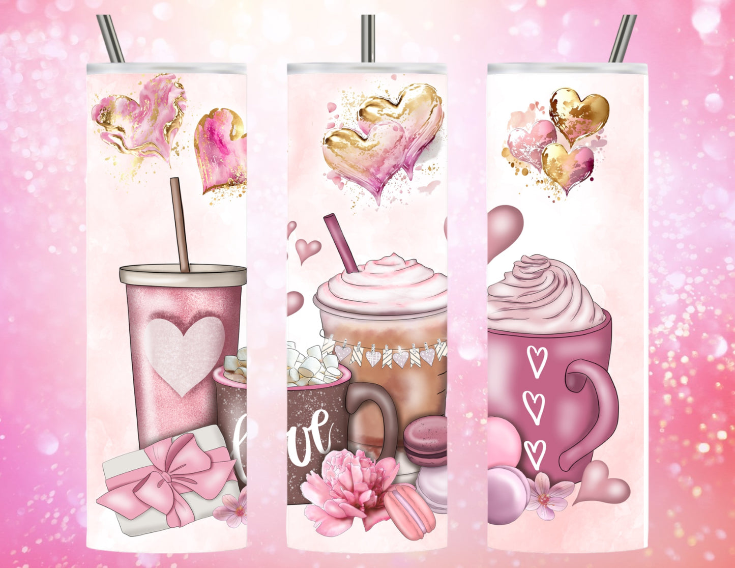 Pink drinks 20oz tumbler