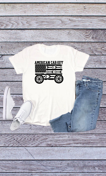 American car guy tshirt