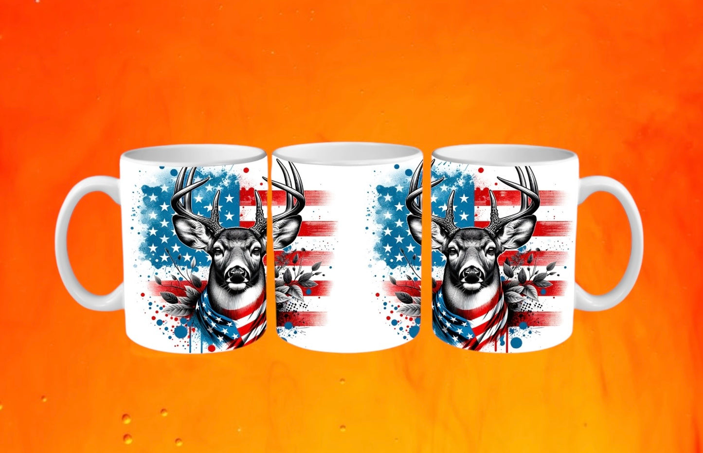 American deer 15oz mug