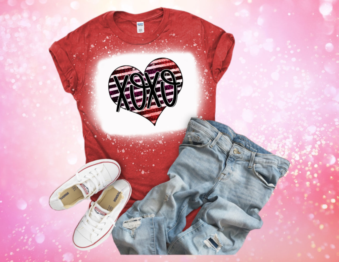 Xoxo heart tshirt