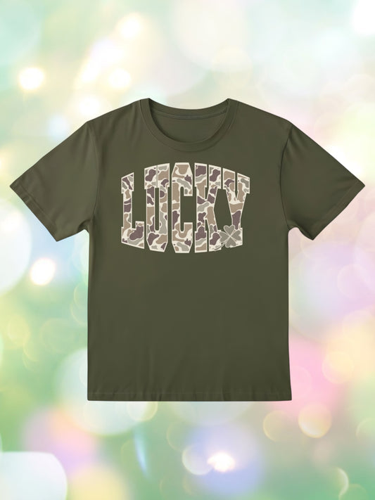 Lucky camo tshirt