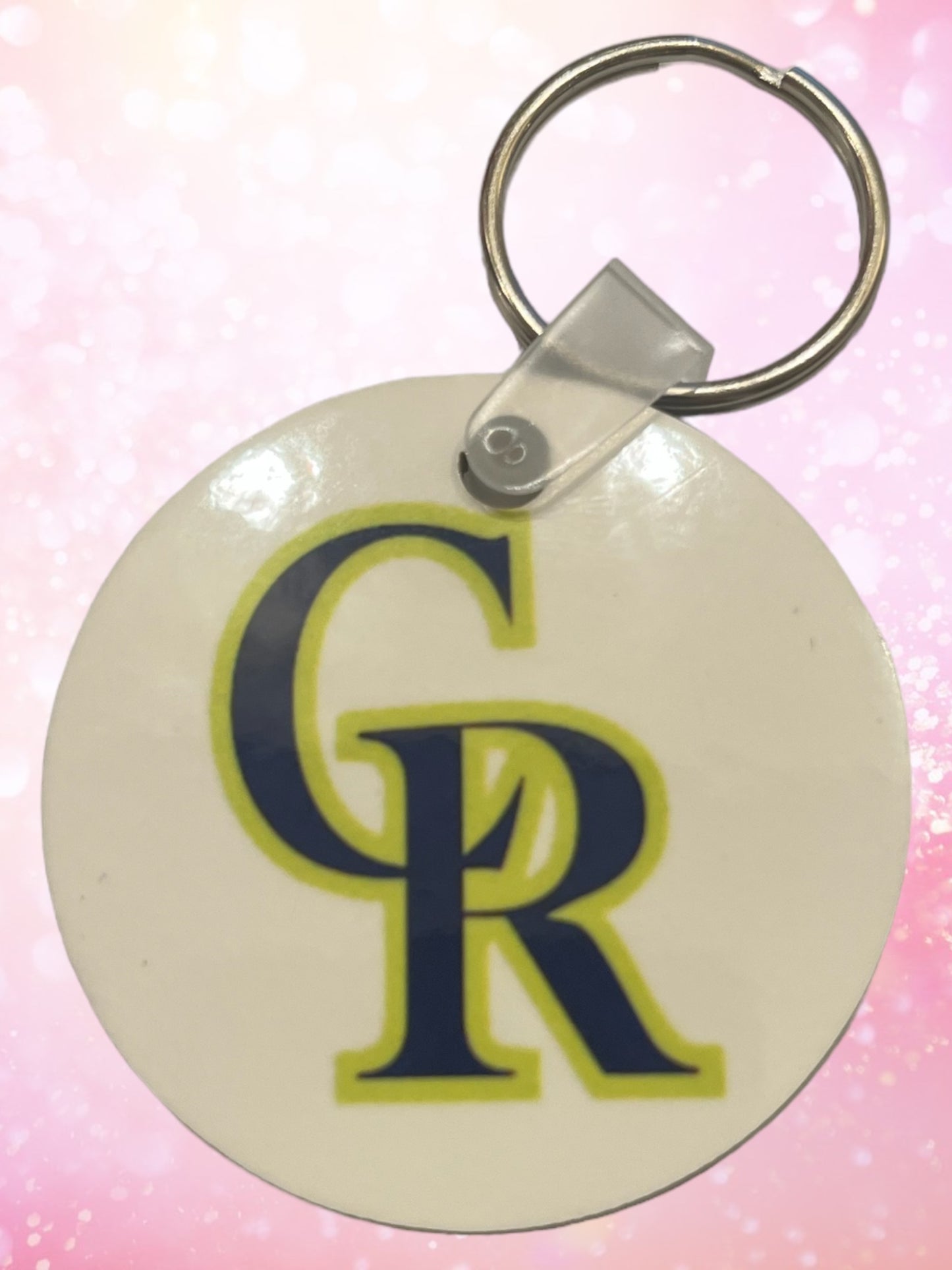 Cr 2” keychain