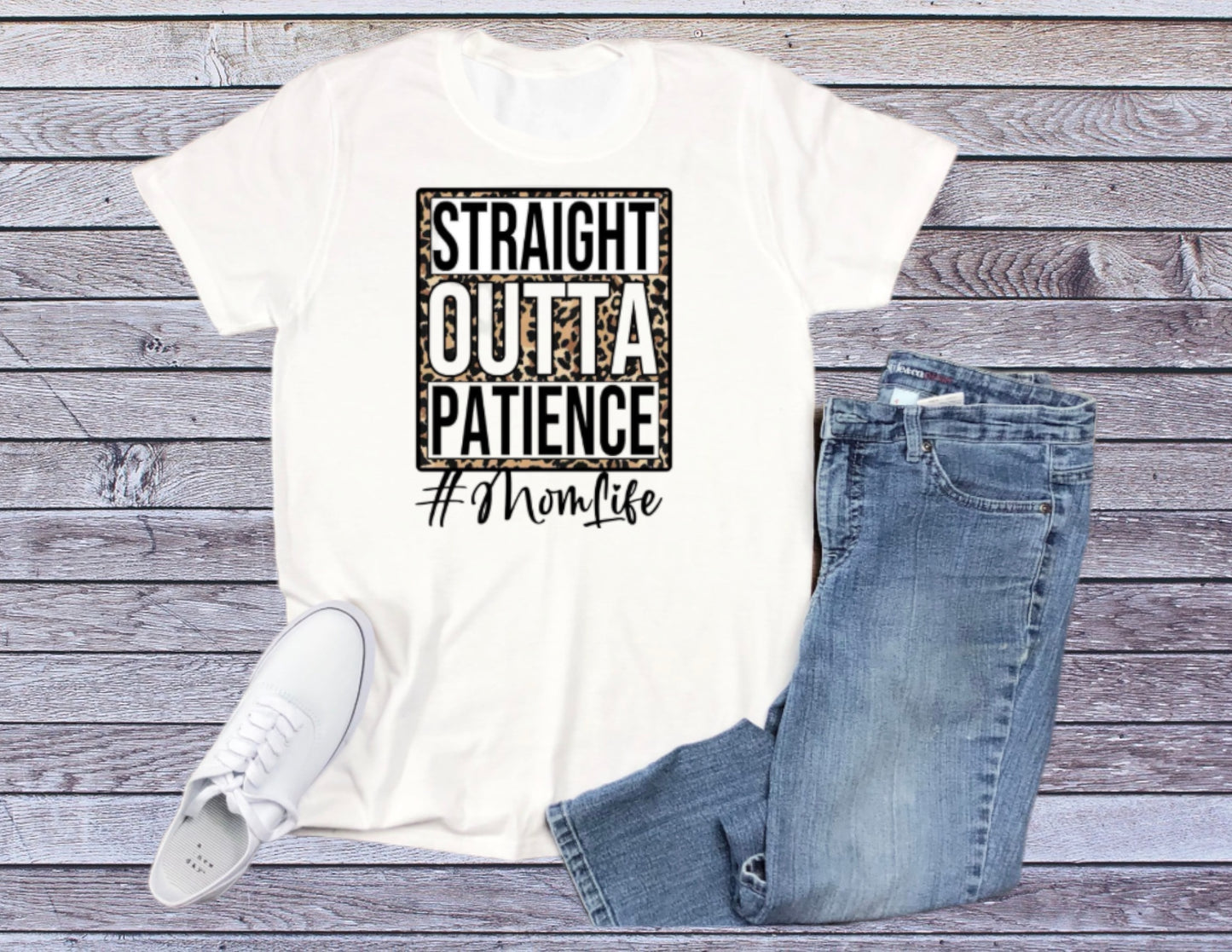 Straight outta patience tshirt