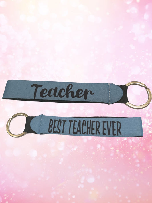 Best teacher ever wristlet