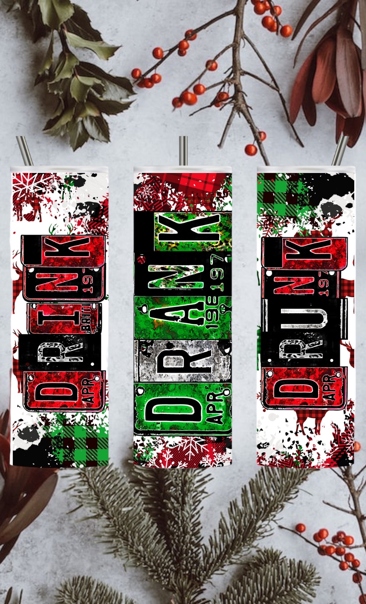 Drink drank drunk 20oz tumbler