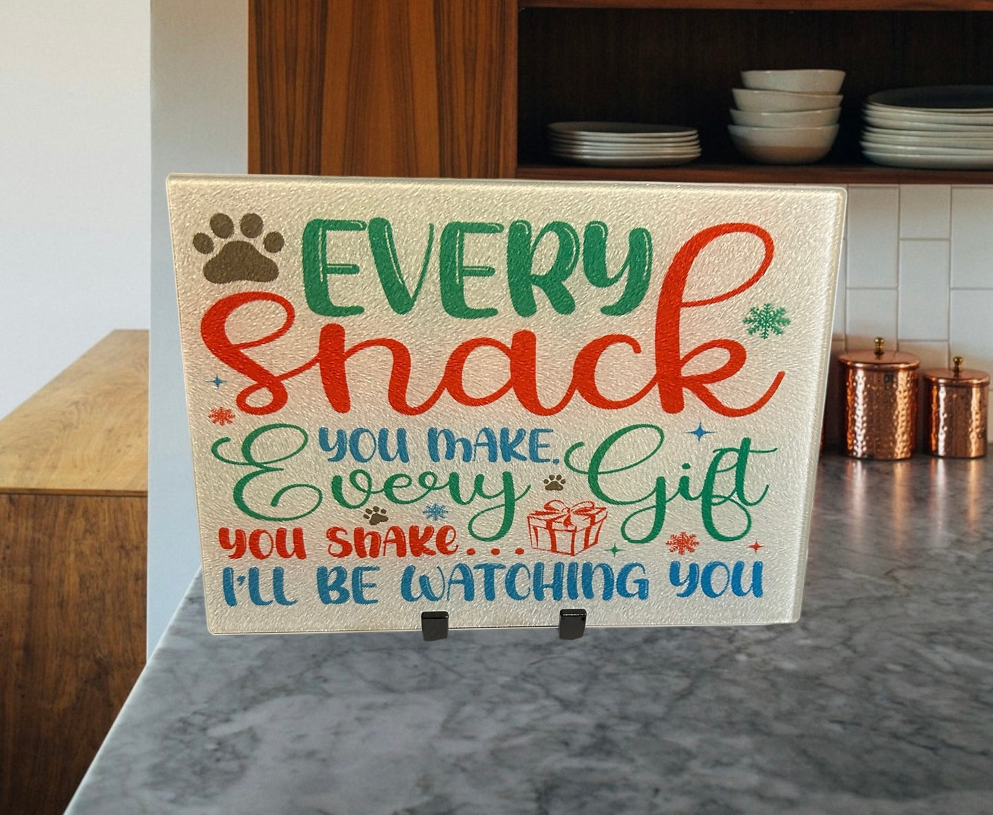 Every snack 8x11 cutting board
