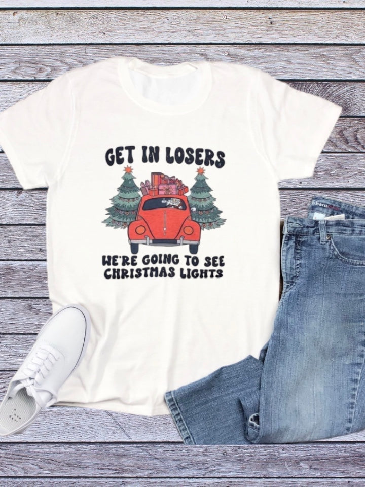 We’re going to see Christmas lights tshirt