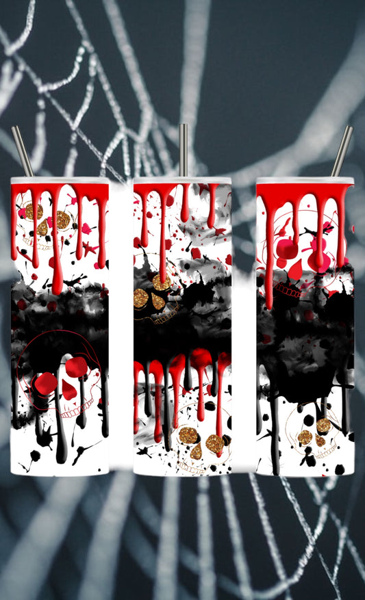 Halloween blood drips 20oz tumbler