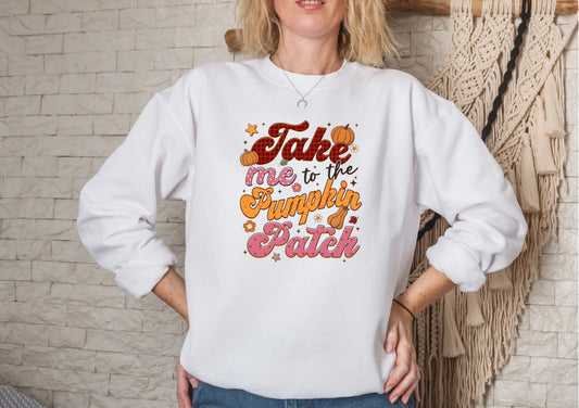 Take me to the pumpkin patch crewneck