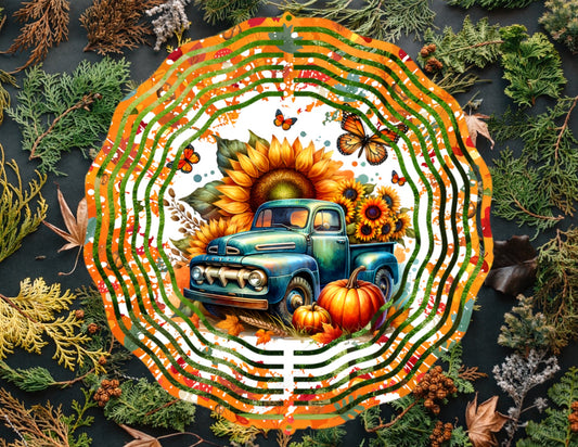 Fall truck 8in wind spinner