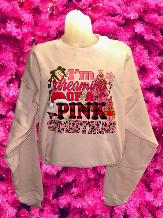 I’m dreaming of a pink Christmas crewneck