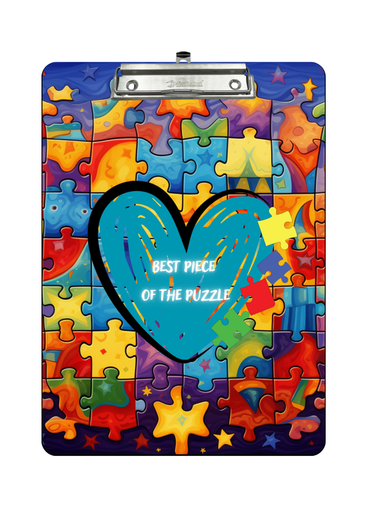 Best piece of the puzzle clipboard