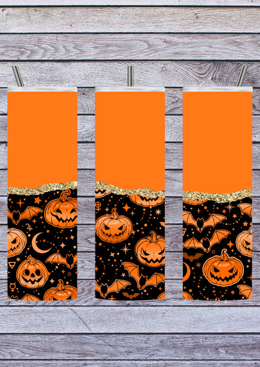 Halloween pumpkins 20oz tumbler