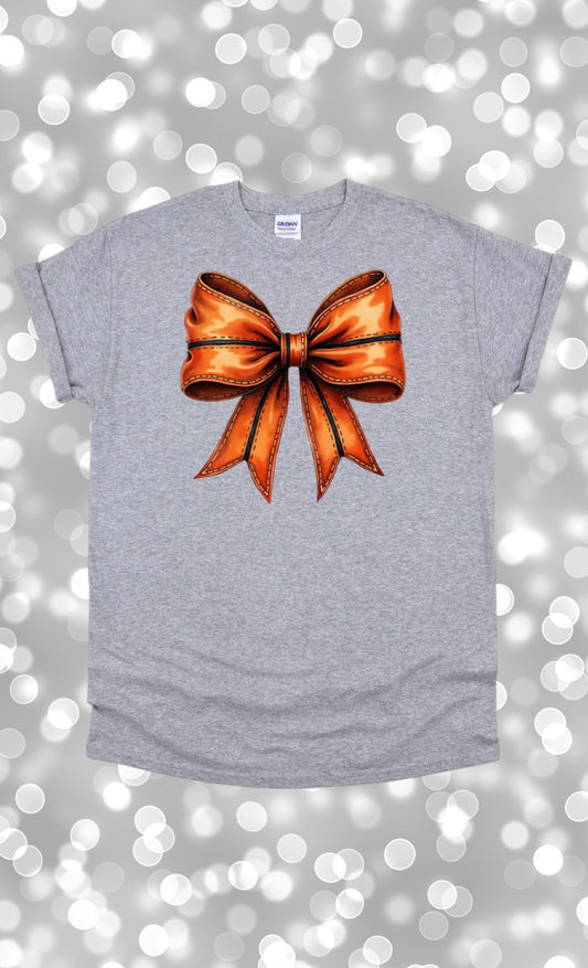Basketball bow tshirt