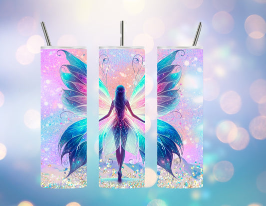 Glowing fairy 20oz tumbler