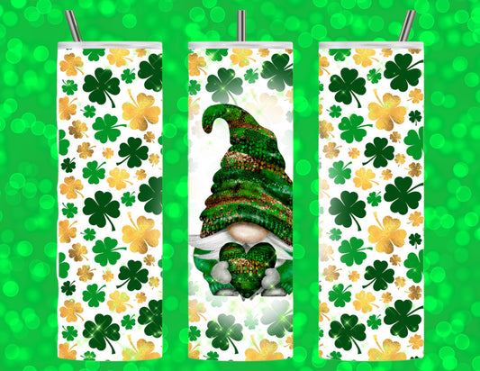 St patty’s day gnomes 20oz tumbler