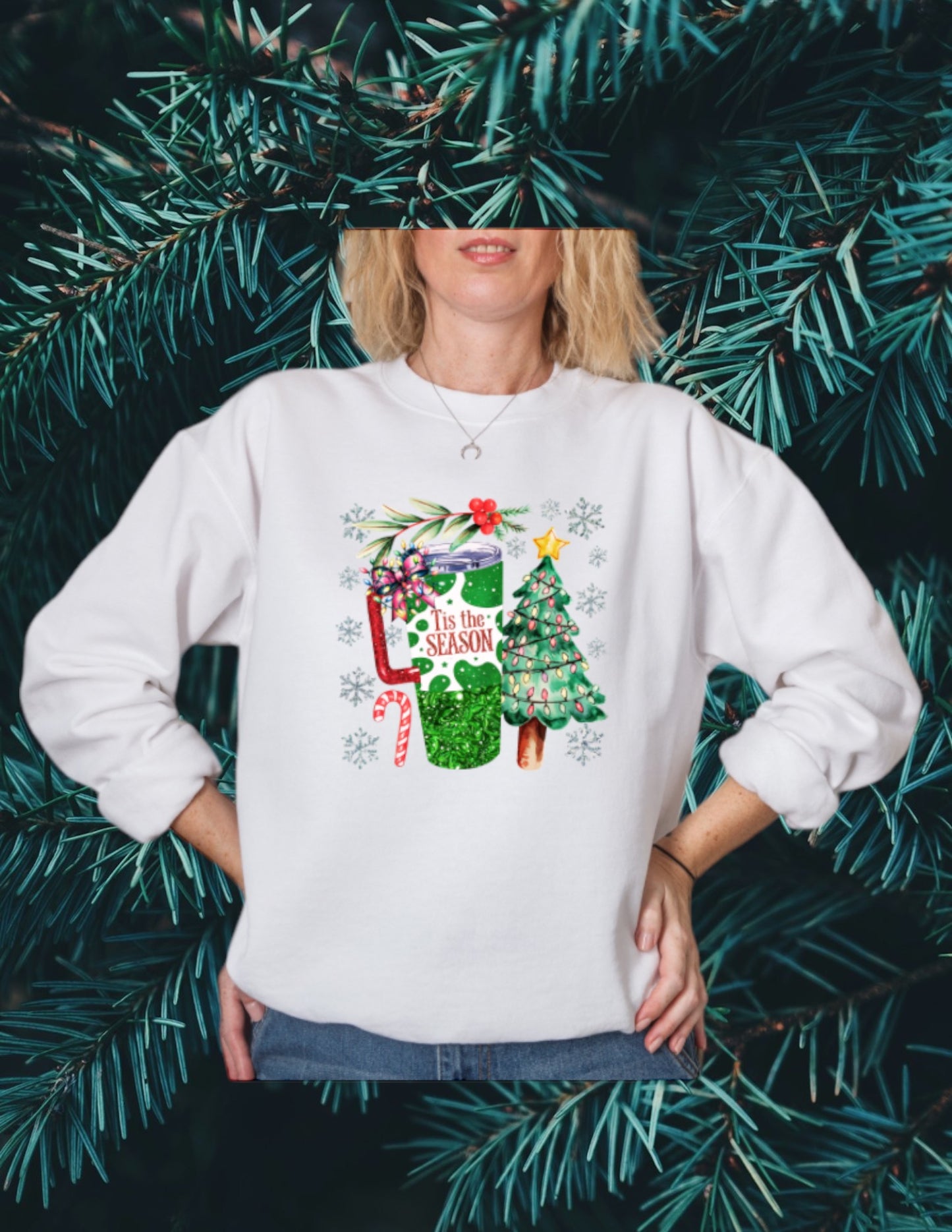 Tis the season Christmas crewneck