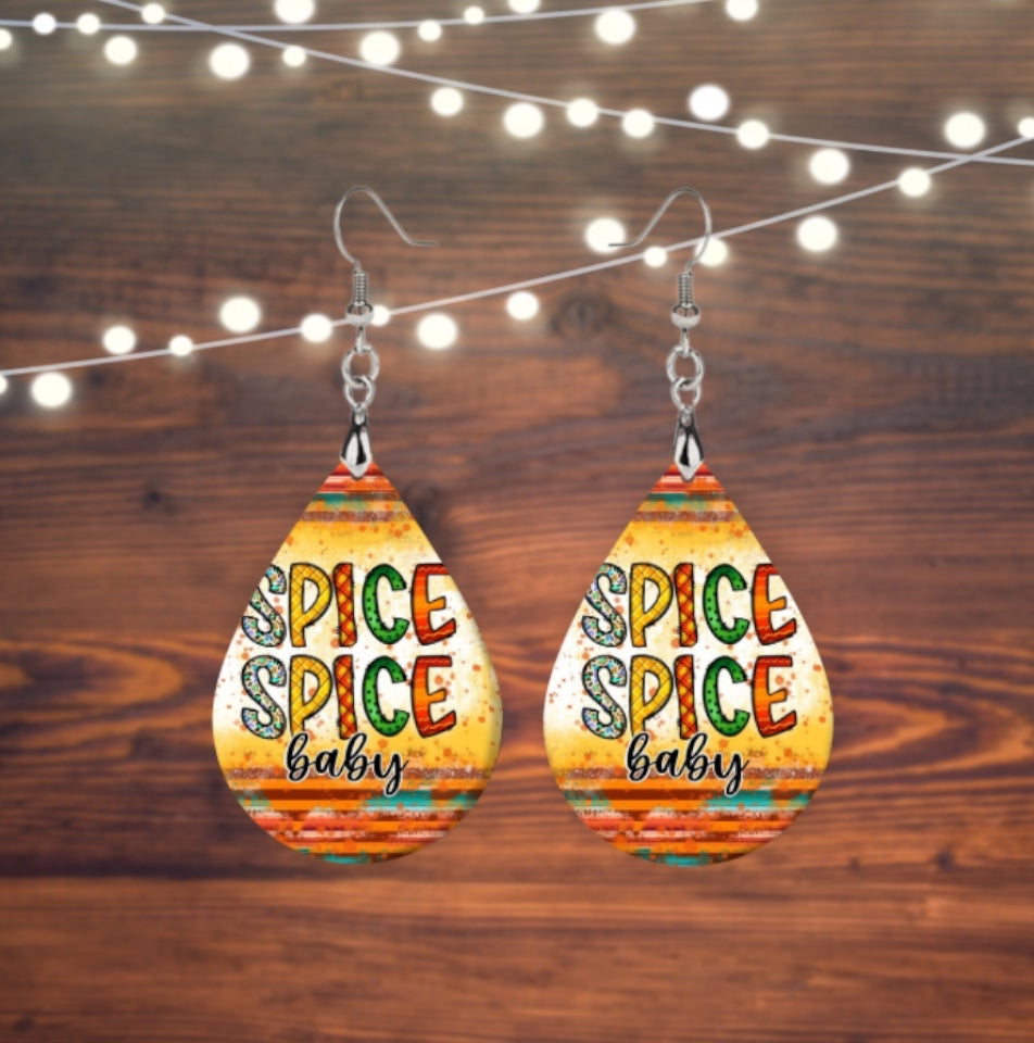 Spice spice baby teardrop earrings