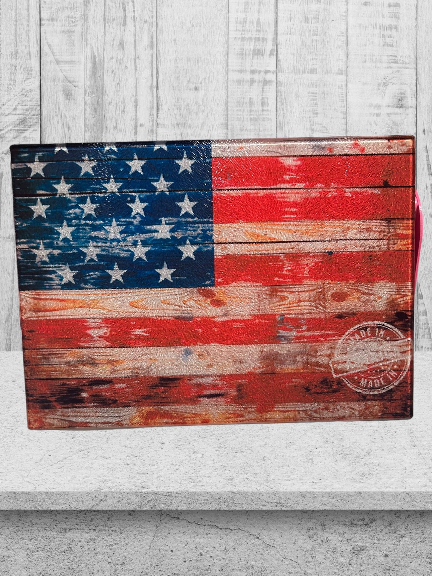 American flag 8x11 cutting board