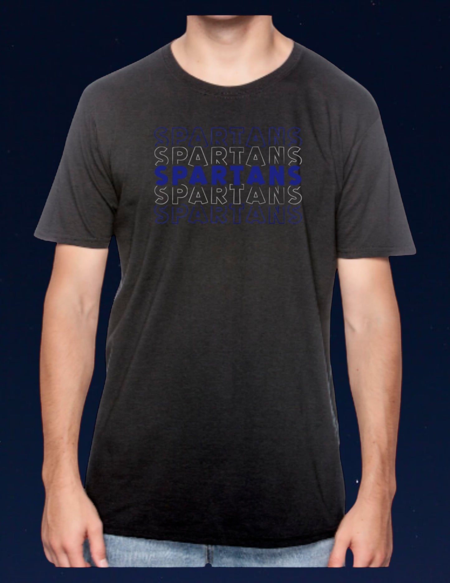 Spartans stacked tshirt