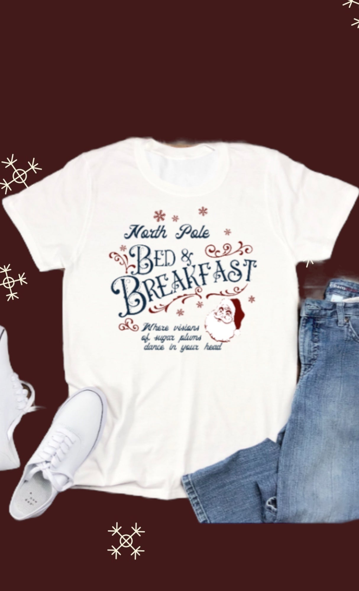 North Pole bed and breakfast tshirt