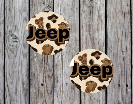 Jeep car coasters (2)