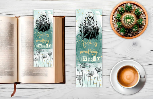 Reading something unholy bookmark