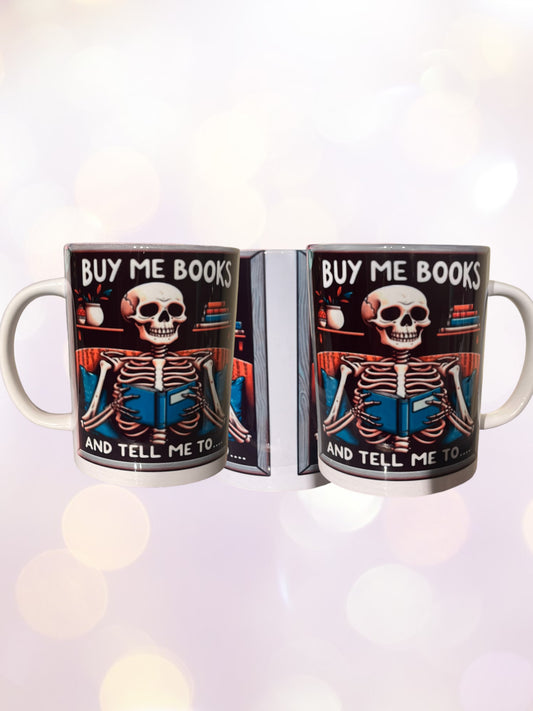 Buy me books mug