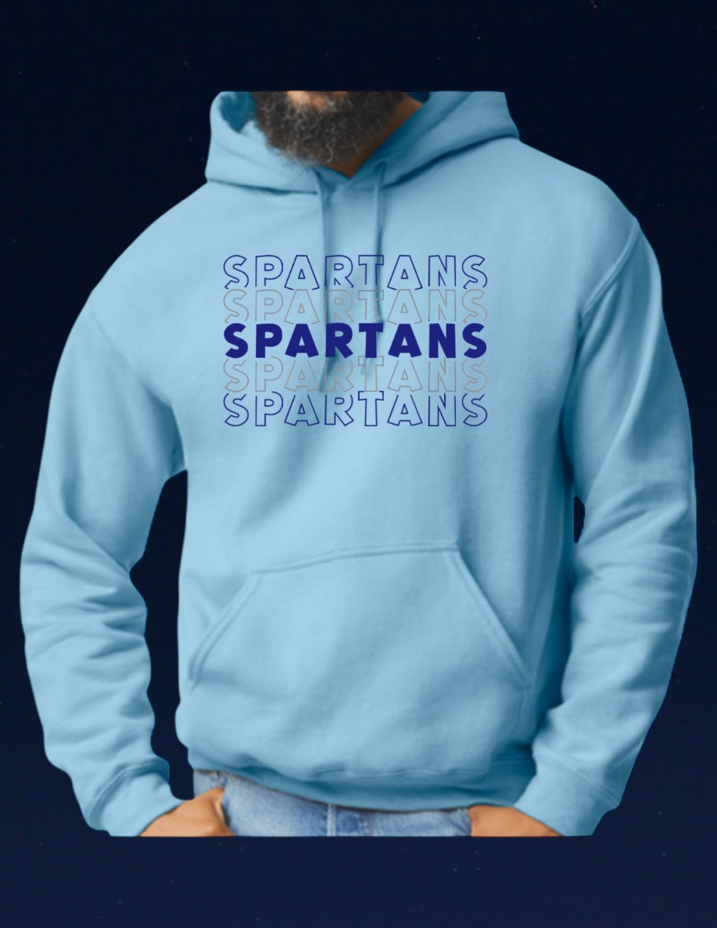 Spartans stacked tshirt