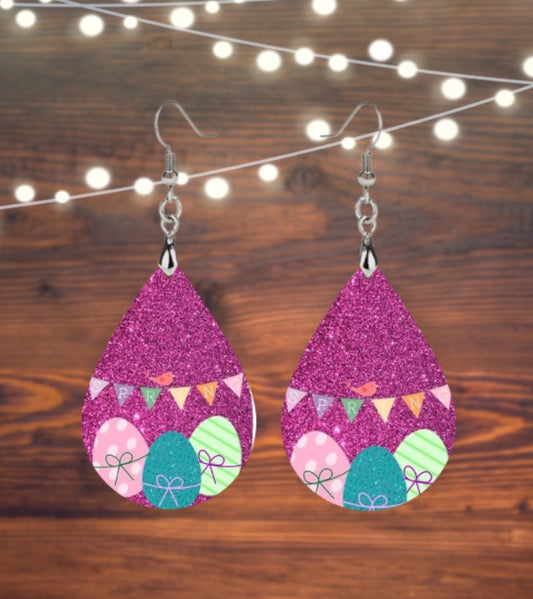 Spring teardrop earrings