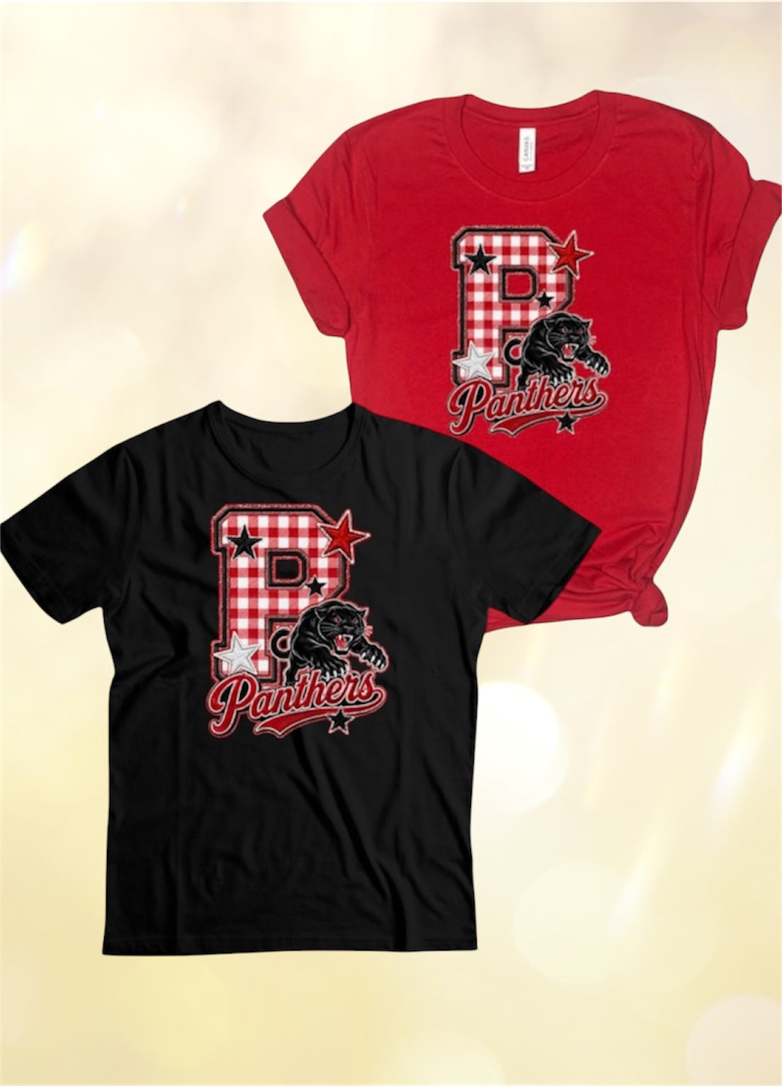 Panthers patchwork tshirt