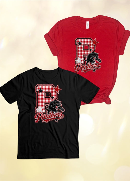 Panthers patchwork tshirt