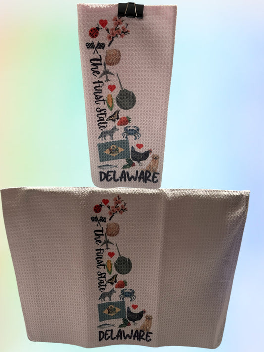 Delaware waffle towel