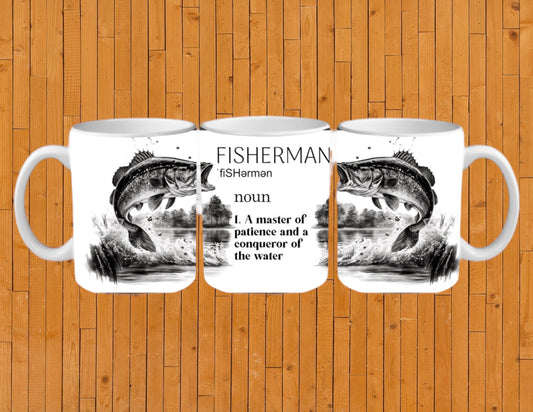 Fisherman coffee mug