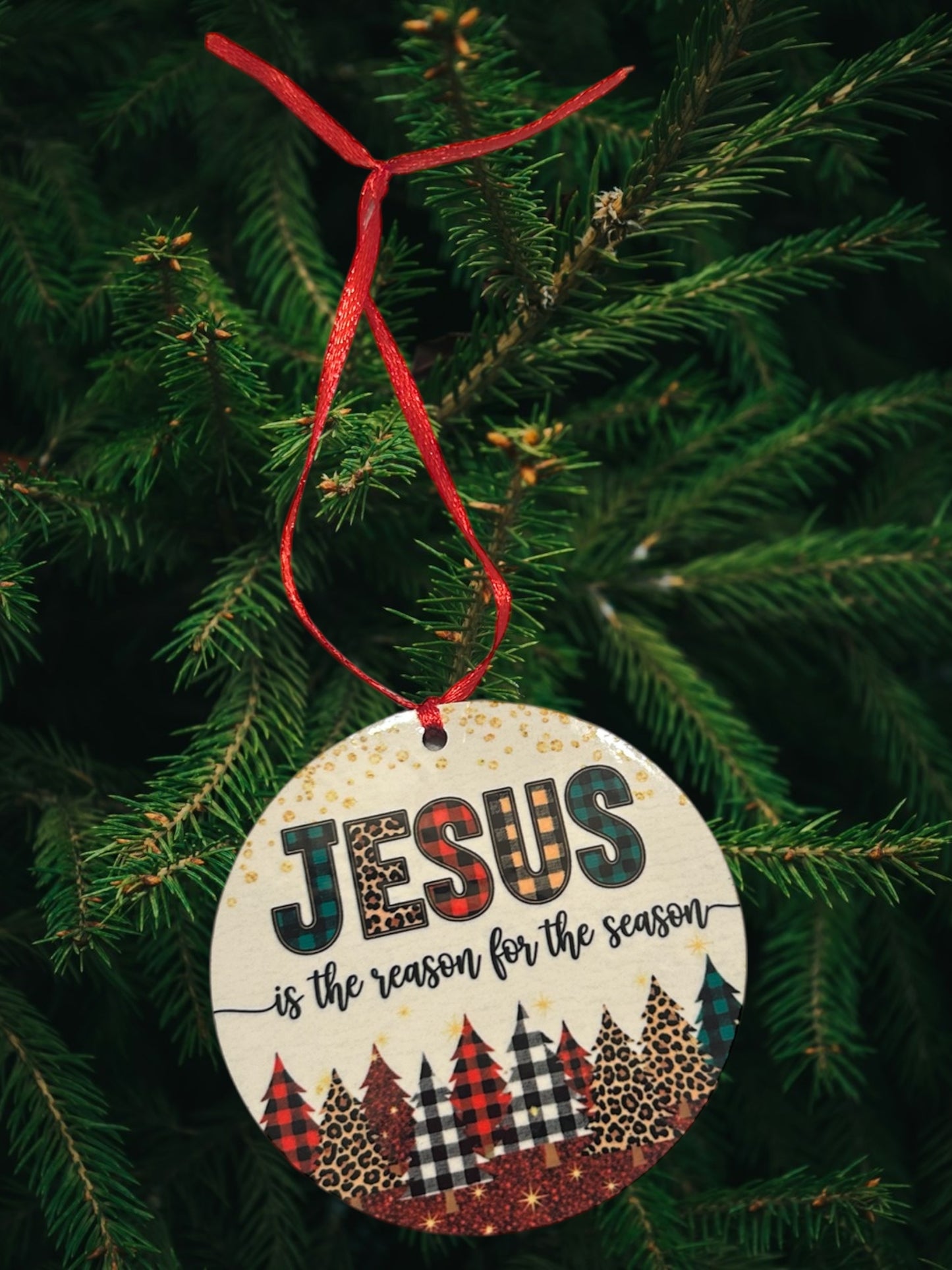 Jesus is the reason for the season ornament