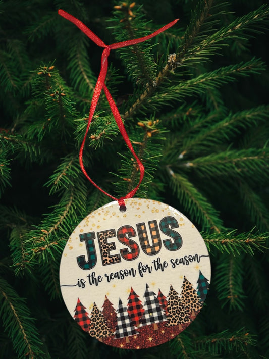 Jesus is the reason for the season ornament