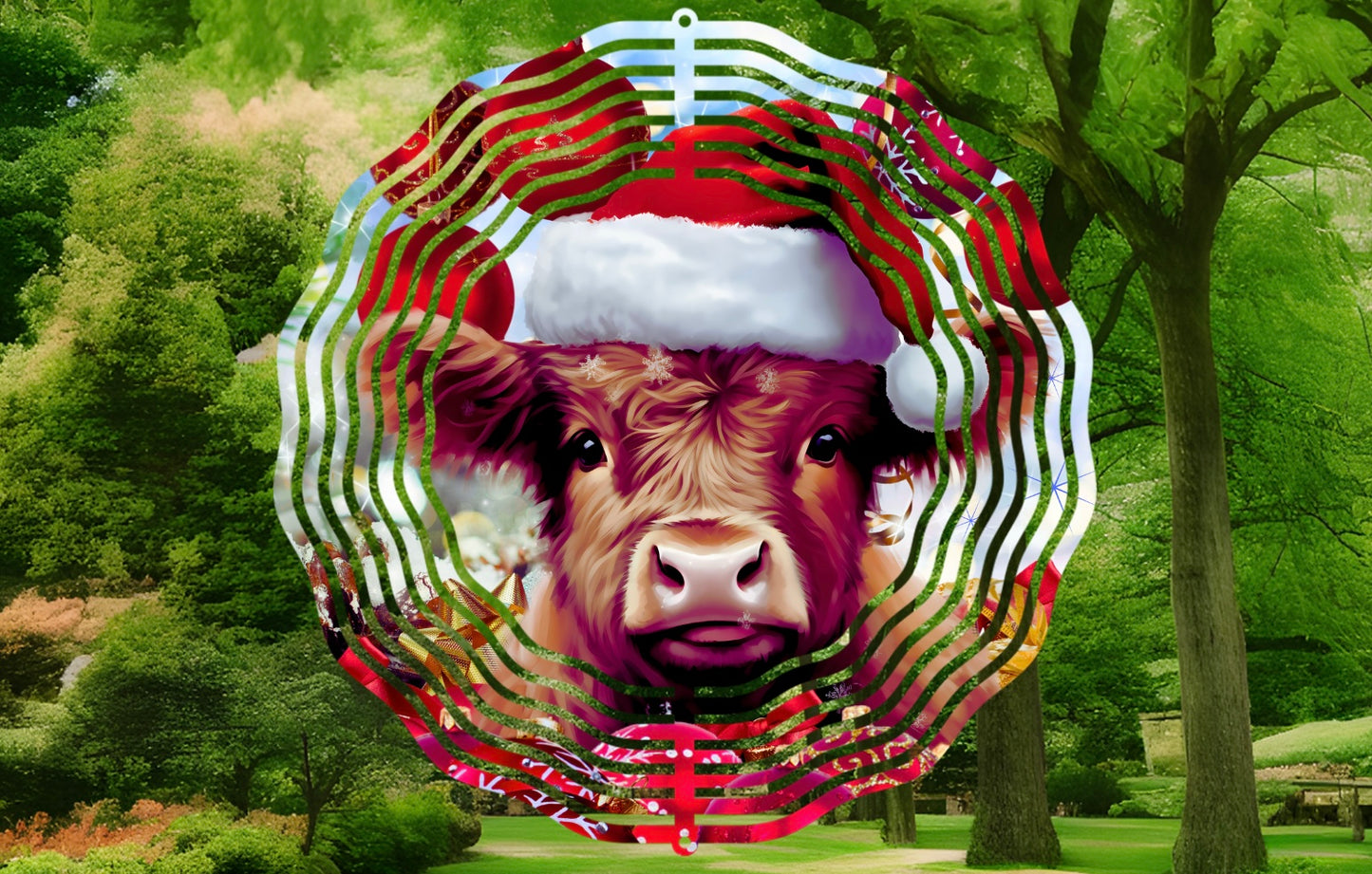 Christmas cow wins spinner