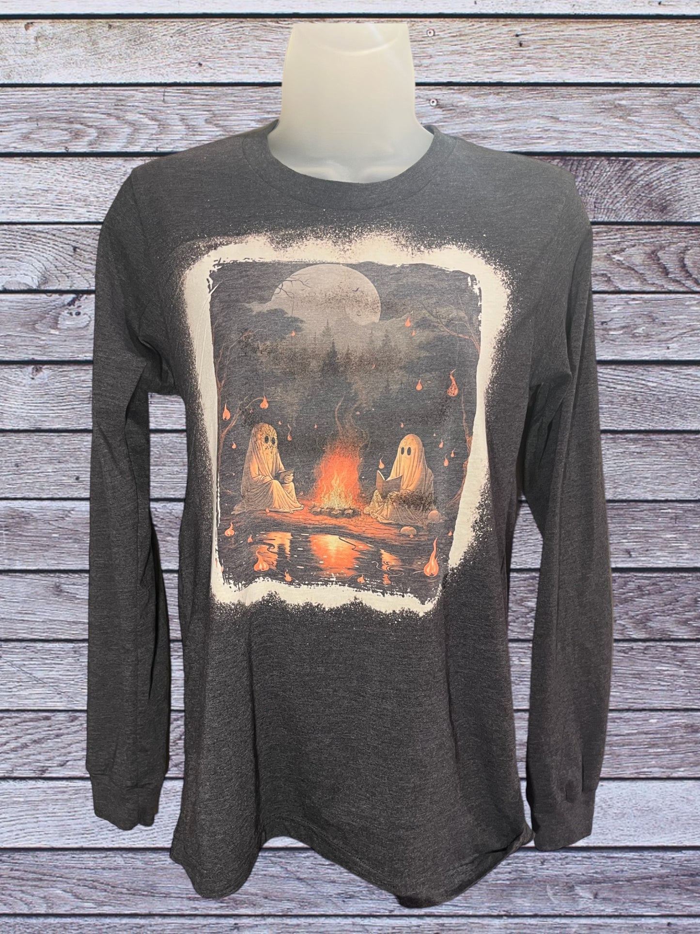 Ghost by the campfire tshirt