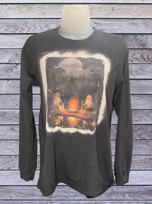 Ghost by the campfire tshirt