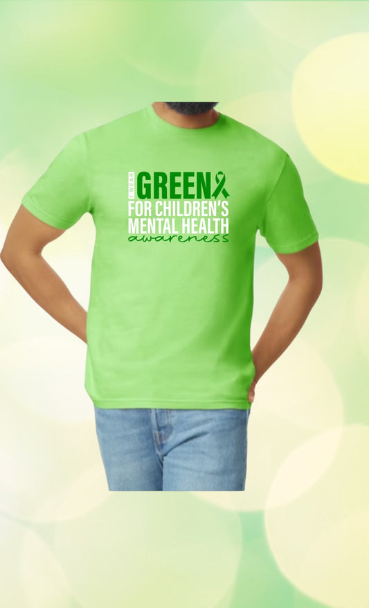 I wear green tshirt