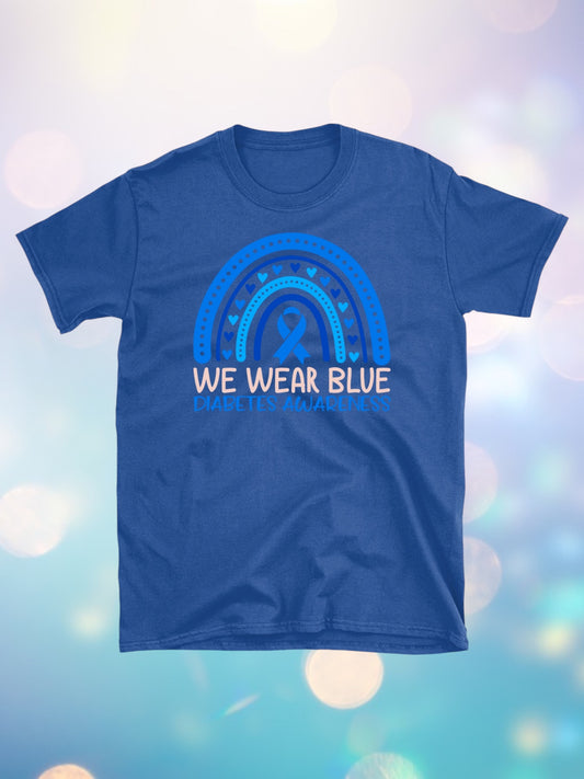 We wear blue tshirt