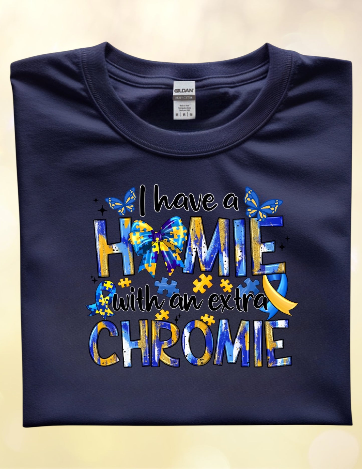 I have a homoe with an extra chromie tshirt