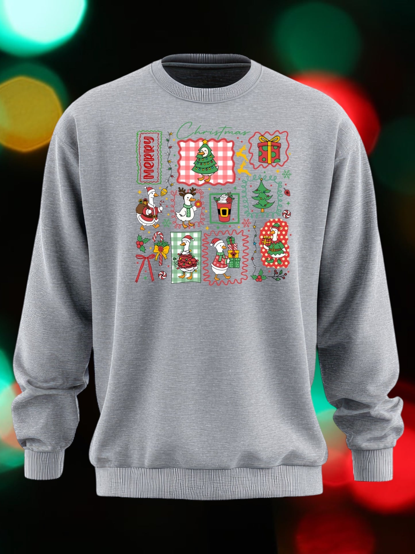 Goose stamps crewneck