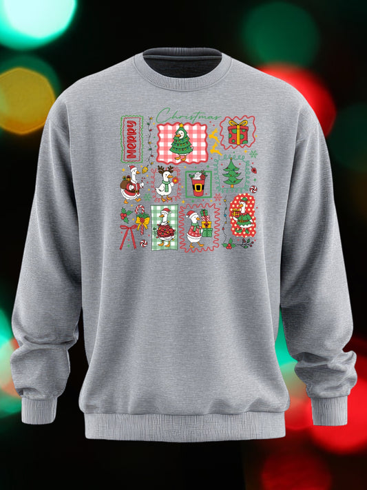 Goose stamps crewneck