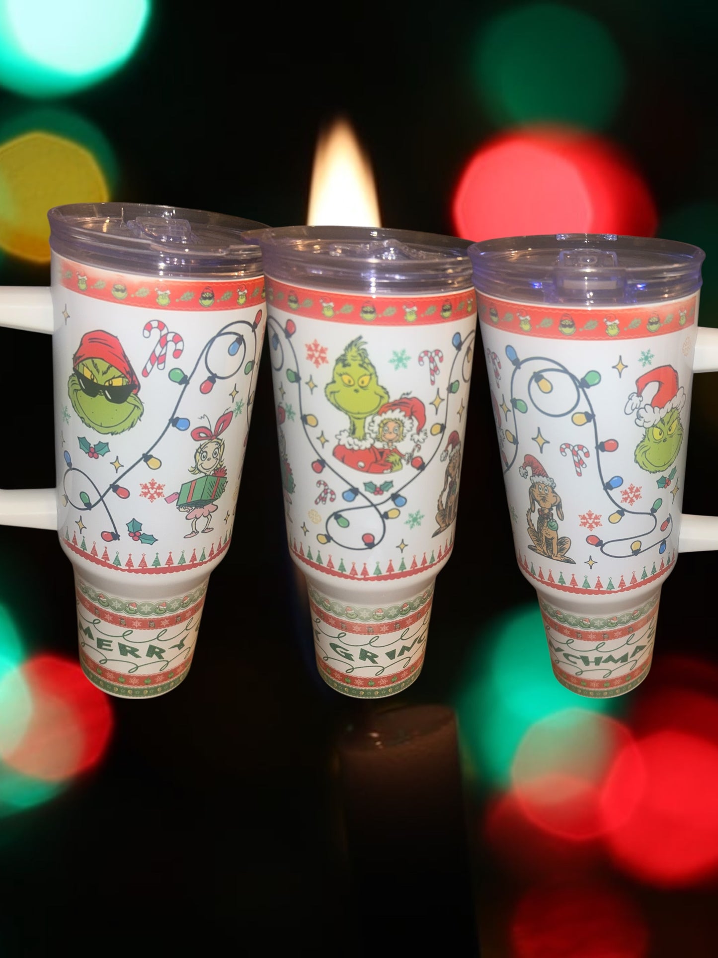 Merry greenmas 40oz tumbler