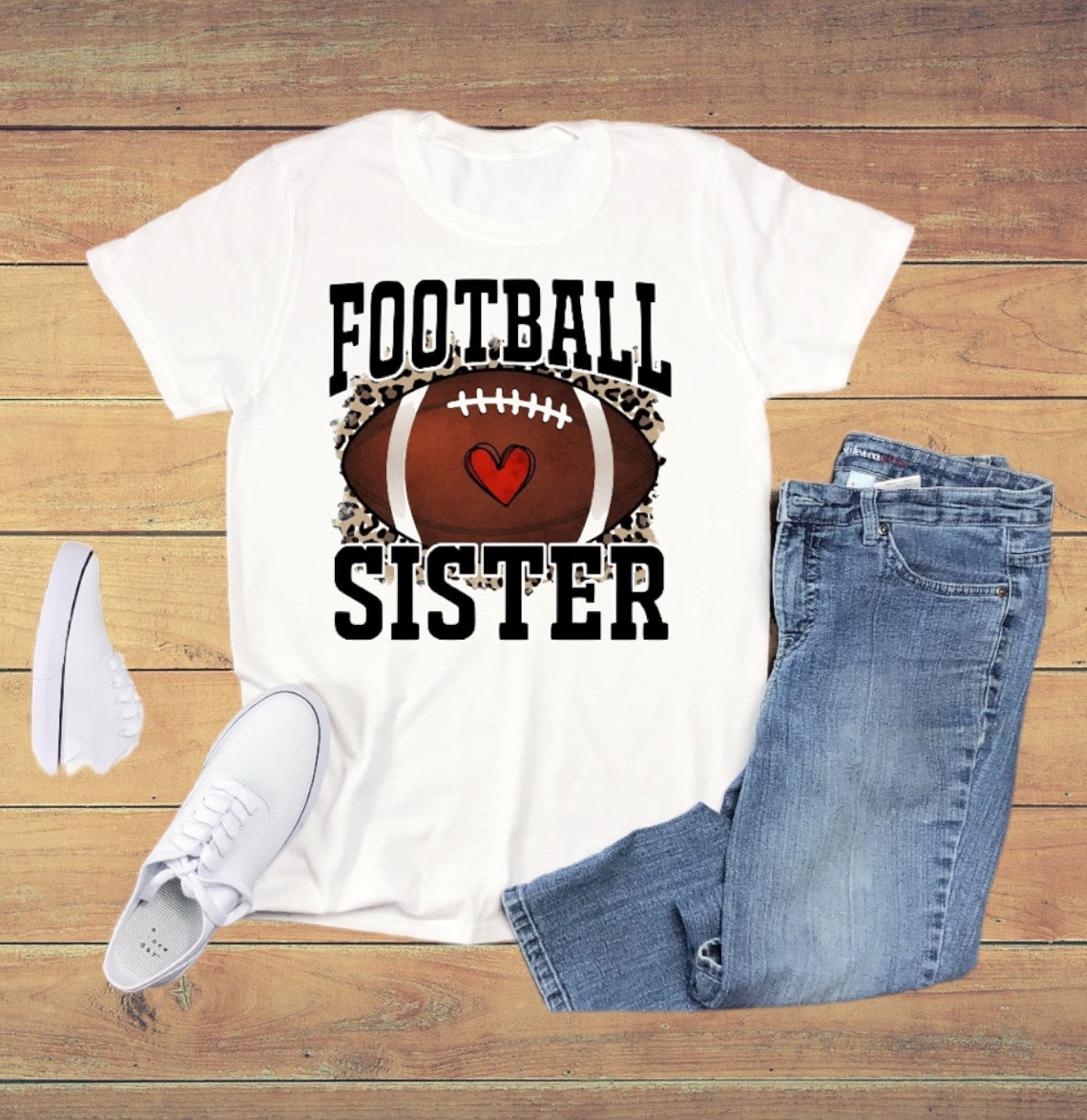 Football sister tshirt