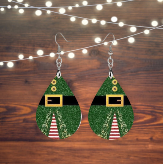 Elf costume teardrop earrings