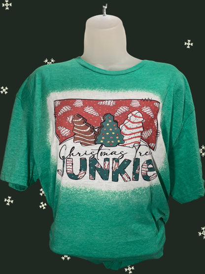 Christmas Tree Junkie Tshirt