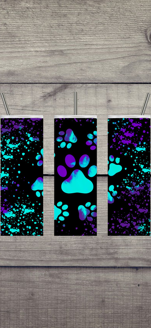 BP paw print 20oz tumbler